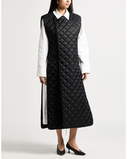Jil Sander Black Cape Viscose