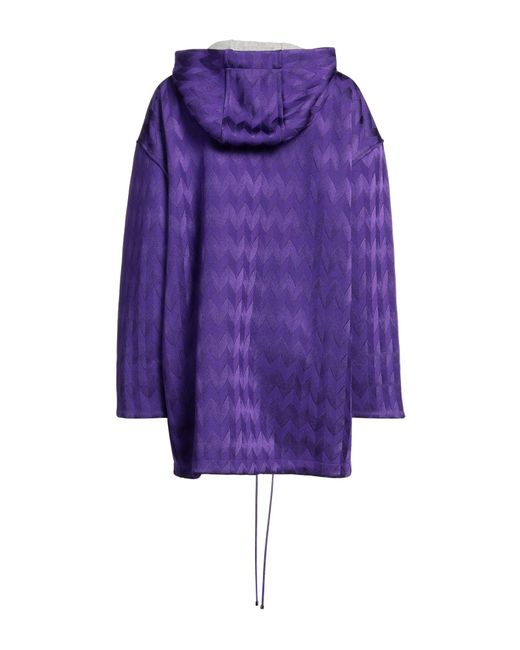 Missoni Purple Overcoat & Trench Coat