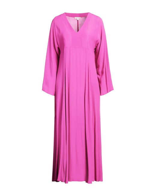 Camicettasnob Pink Maxi Dress Viscose