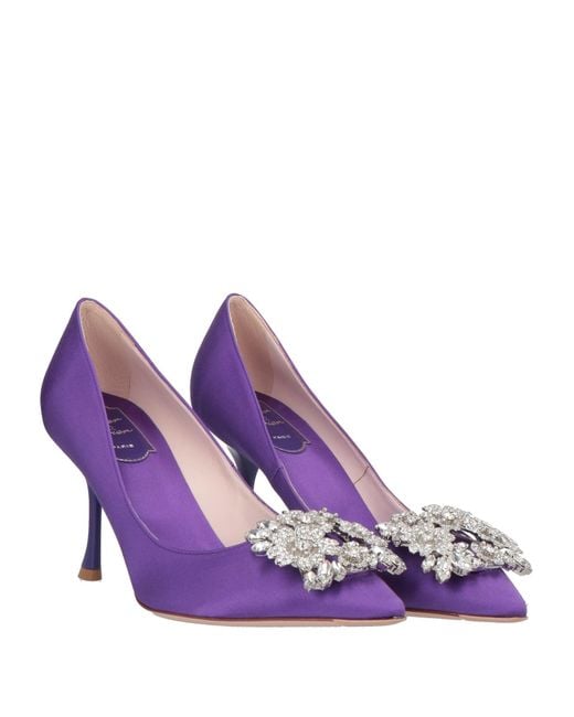 Roger Vivier Purple Pumps