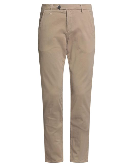 Roy Rogers Natural Sand Pants Cotton, Elastane for men