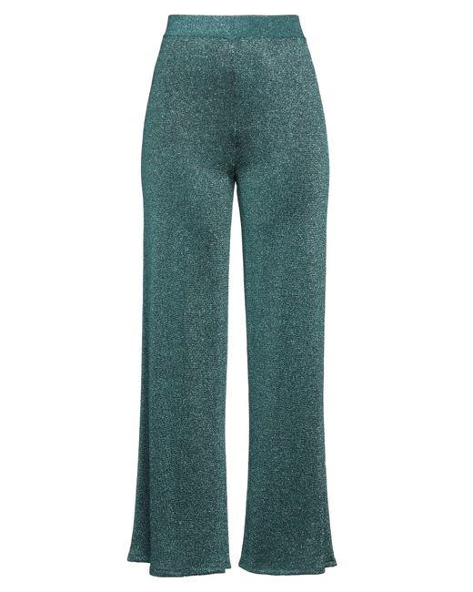 Missoni Green Pants Viscose, Cupro, Polyester