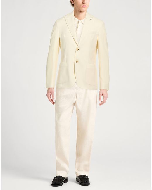 Paoloni Natural Blazers for men
