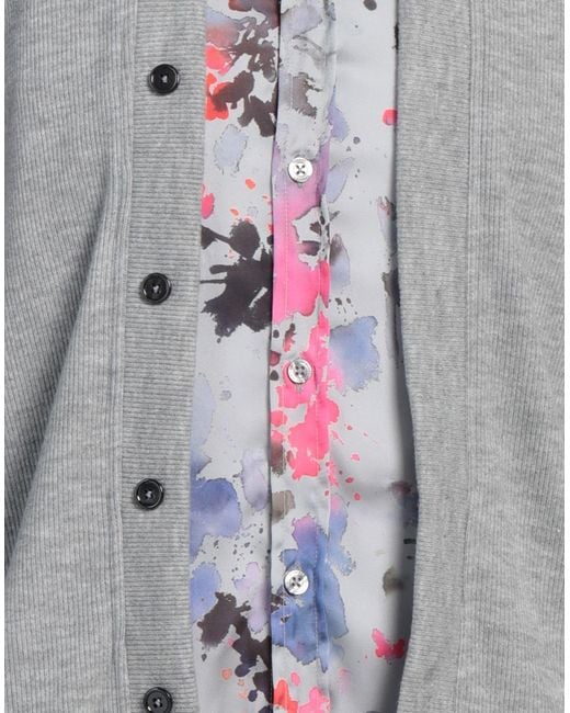 Daniele Alessandrini Gray Cardigan for men