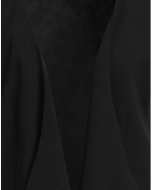 AMI Black Tailored Vest Virgin Wool