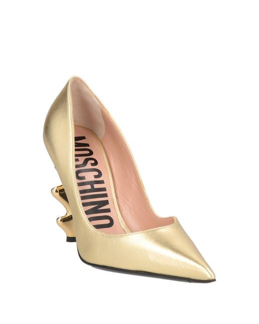 Moschino Metallic Pumps