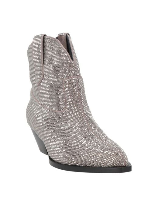 Botines de caña alta Lola Cruz de color Gray