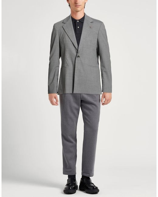 Officina 36 Gray Blazer for men