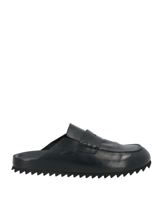 Officine Creative Black Mules & Clogs Leather for men