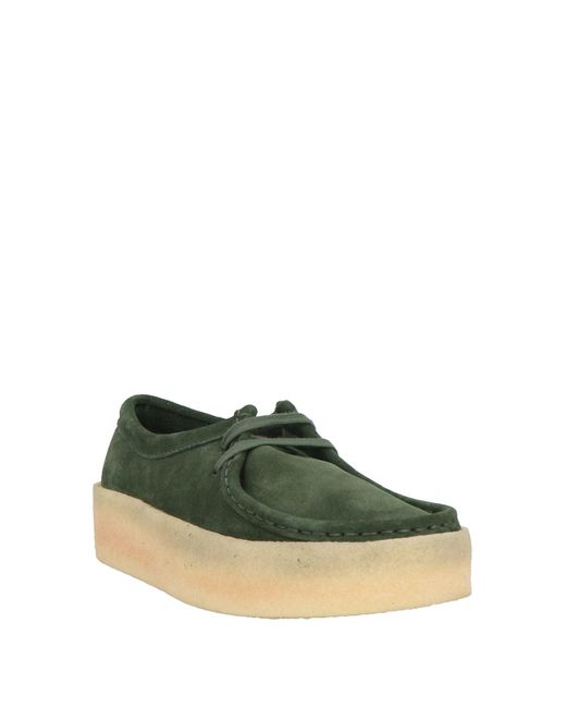 Clarks Green Lace-up Shoes
