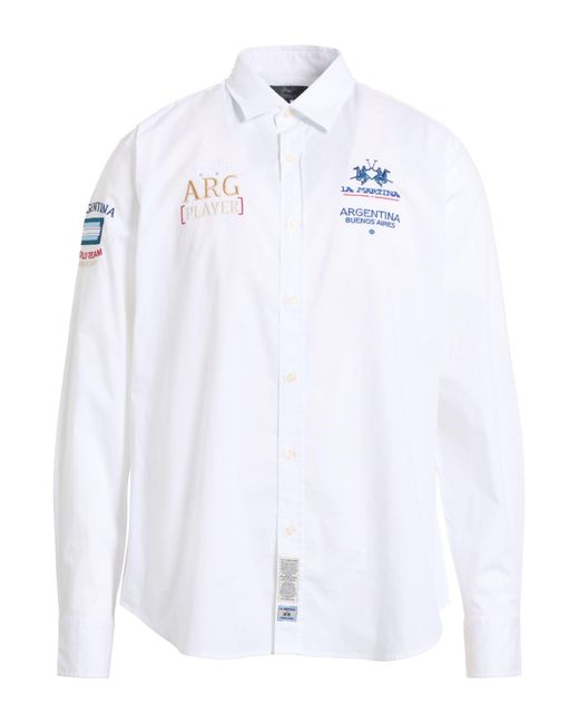 La Martina White Shirts for men