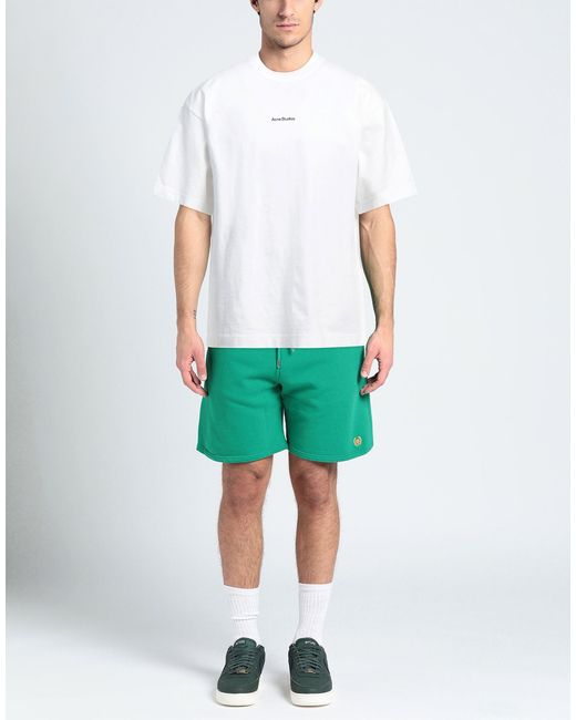 Acne White T-shirt for men