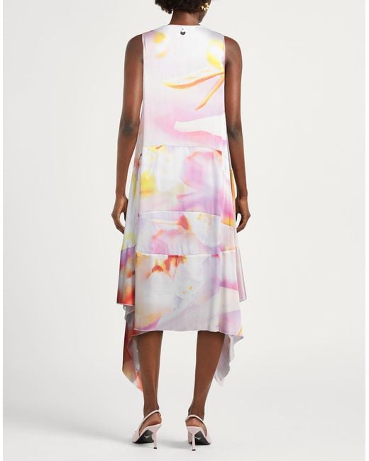 High White Midi-Kleid