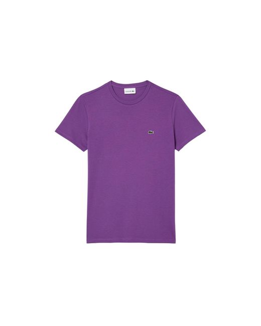 Lacoste T-shirts in Purple für Herren