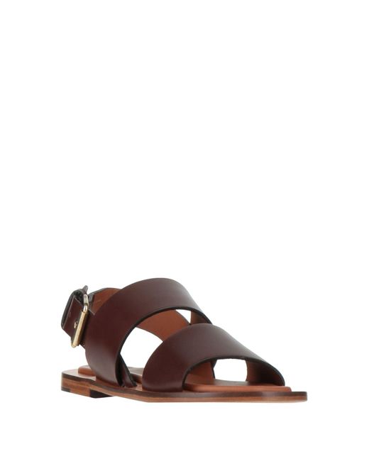 Mansur Gavriel Brown Sandals