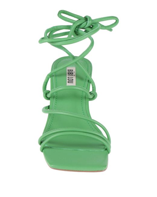 Bibi Lou Green Sandals