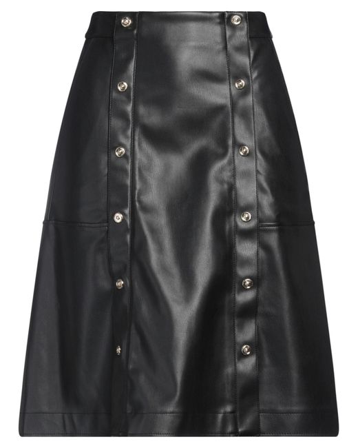 Just Cavalli Black Midi Skirt