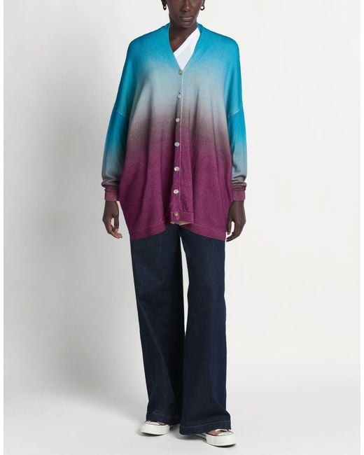 In bed with You Blue Cardigan Merino Wool