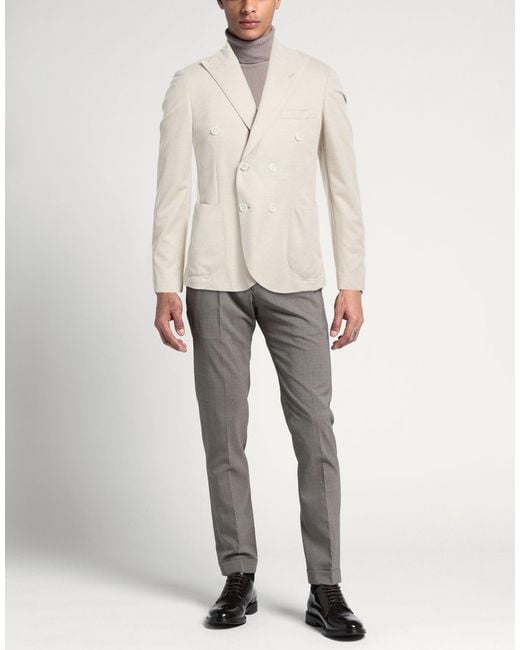 TWENTY-ONE by ANTONIO CARNEVALE Natural Light Blazer Viscose, Polyamide for men