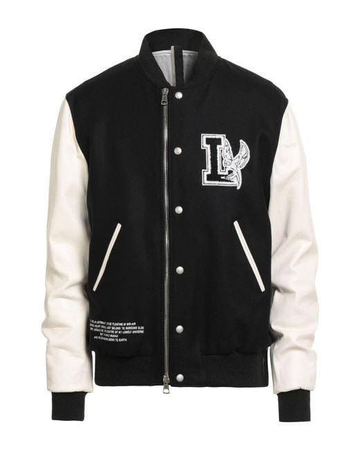 Low Brand Black Jacket Wool, Polyamide, Cashmere for men