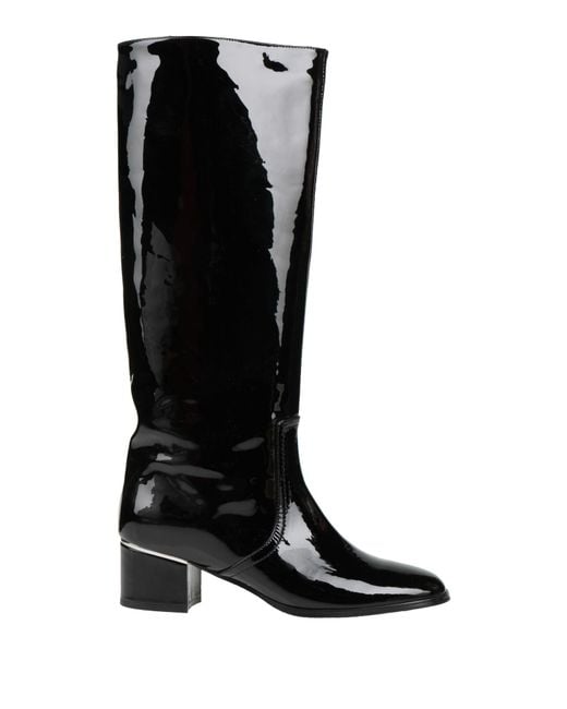 Lola Cruz Black Boot Leather