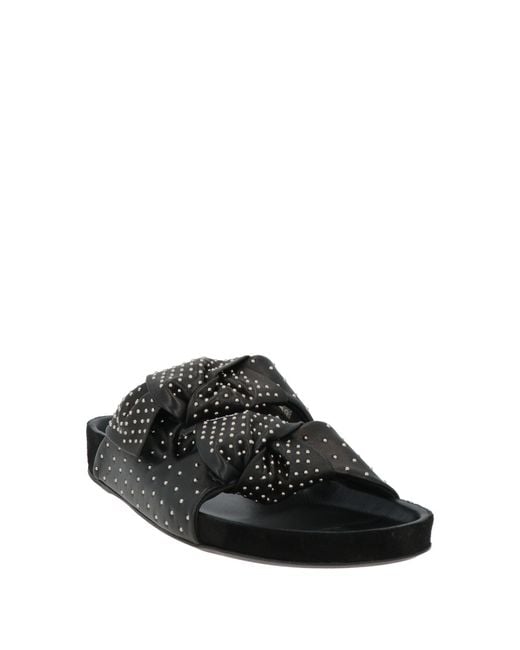 Isabel Marant Black Sandals Lambskin