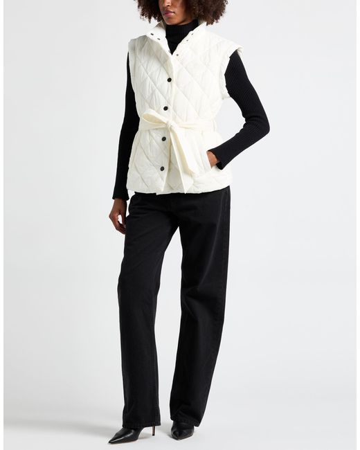 Karl Lagerfeld White Vests