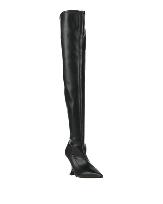 Casadei Black Boot Leather