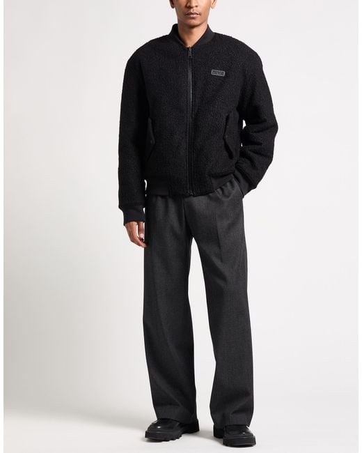 Versace Jeans Couture Black Jacket Polyester for men