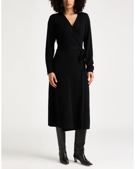 Diane von Furstenberg Black Midi Dresses