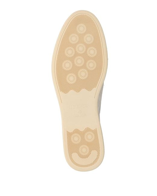 Doucal's White Loafers Leather