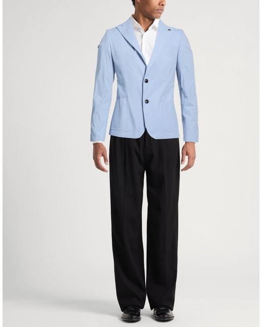 Daniele Alessandrini Blue Blazer for men