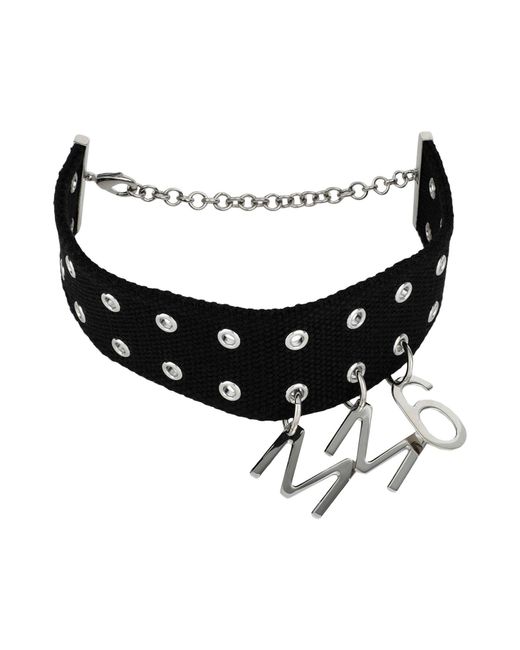 MM6 by Maison Margiela Black Necklace