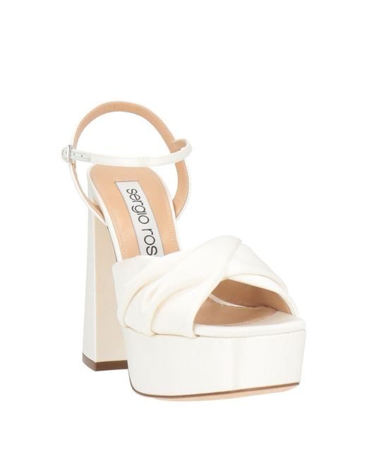 Sergio Rossi White Sandals