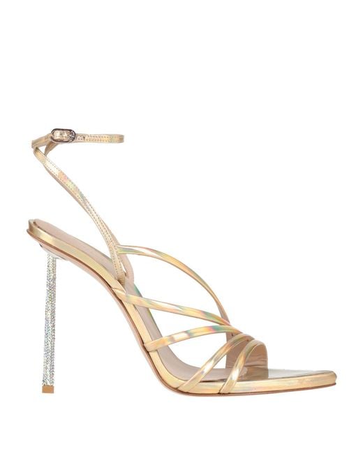 Le Silla Metallic Sandals