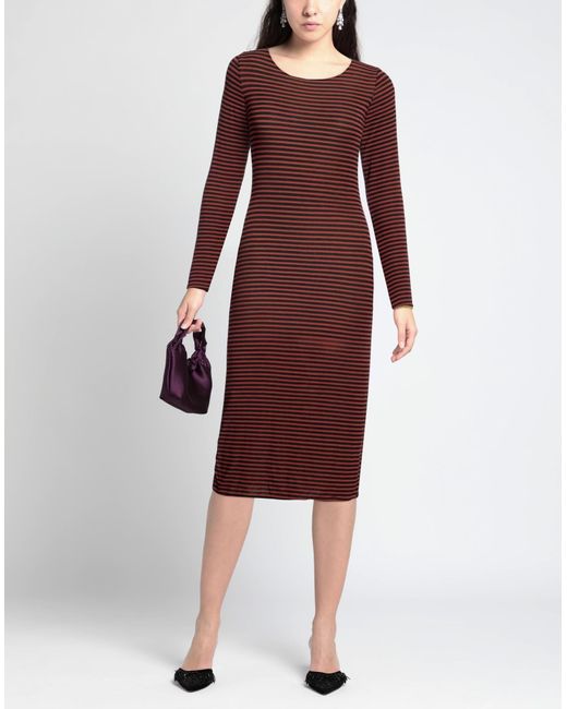 Brand Unique Red Midi-Kleid