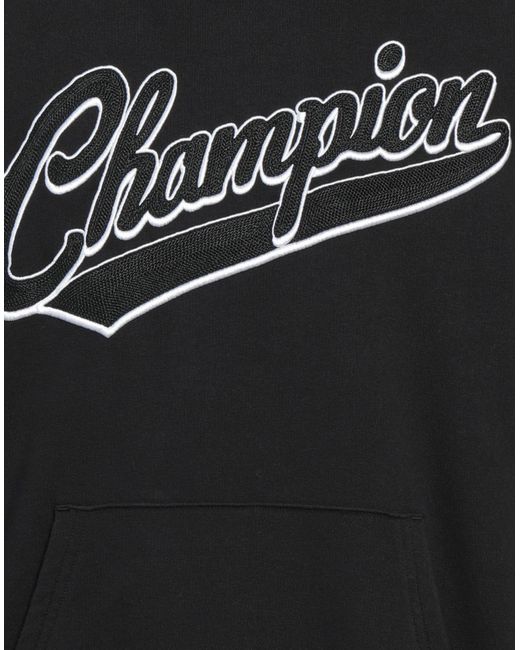 Mens black champion outlet sweatshirt