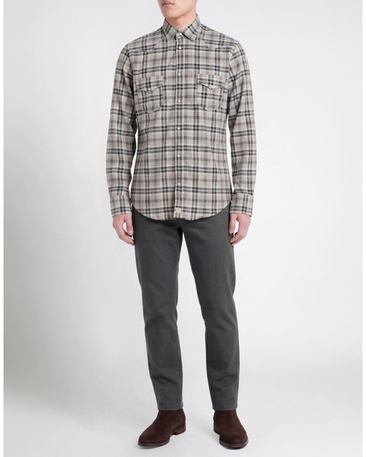 Camicia di Sonrisa in Gray da Uomo