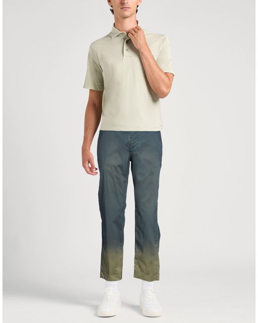 Dondup Blue Pants Cotton, Polyamide, Elastane for men