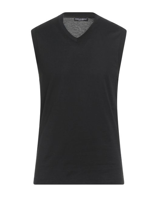 Dolce & Gabbana Black T-Shirt Cotton for men