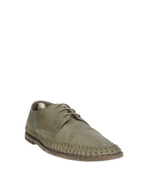 Stringate di Officine Creative in Green da Uomo