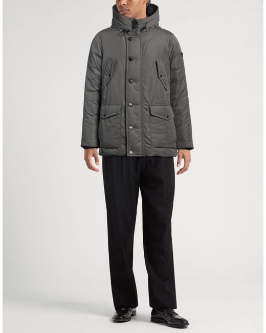 Peuterey Gray Coat for men