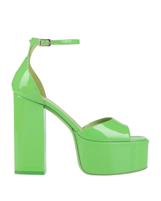 Paris Texas Green Sandals