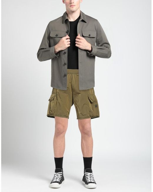 Aries Green Shorts & Bermuda Shorts for men