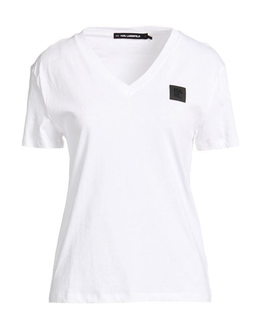 Karl Lagerfeld White T-Shirts