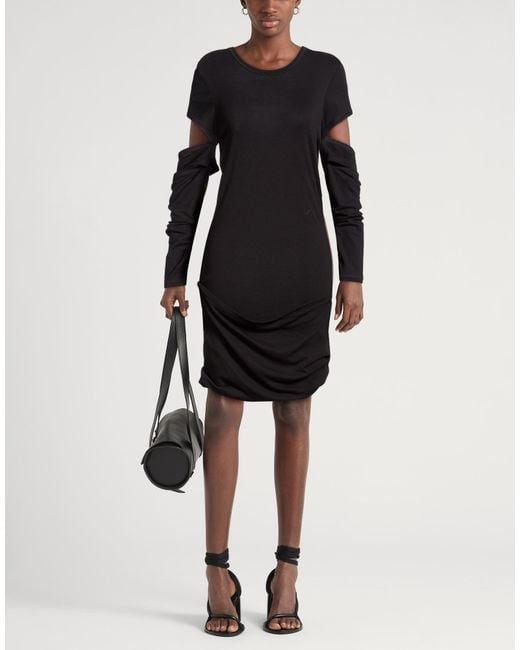 Helmut Lang Black Mini Dresses