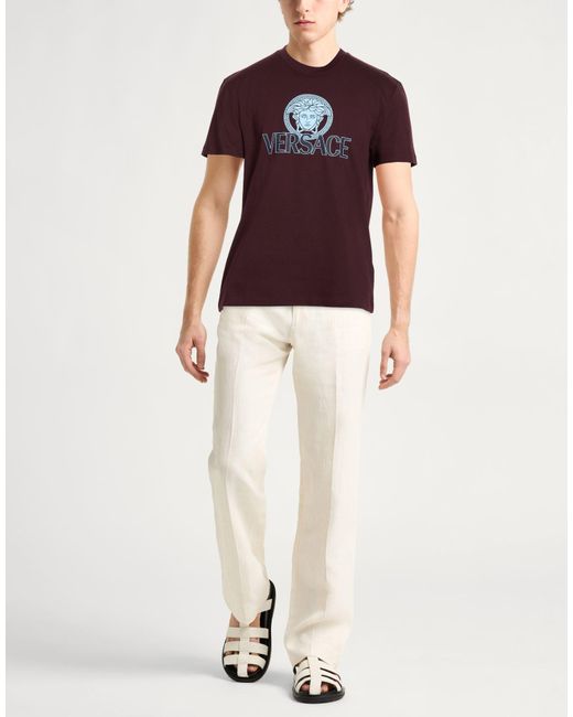 T-Shirt Versace pour homme en coloris Red