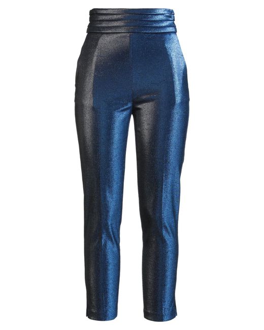 Elisabetta Franchi Blue Pants