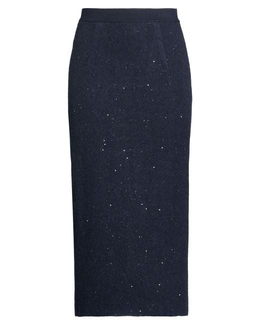 Gentry Portofino Blue Midi Skirt