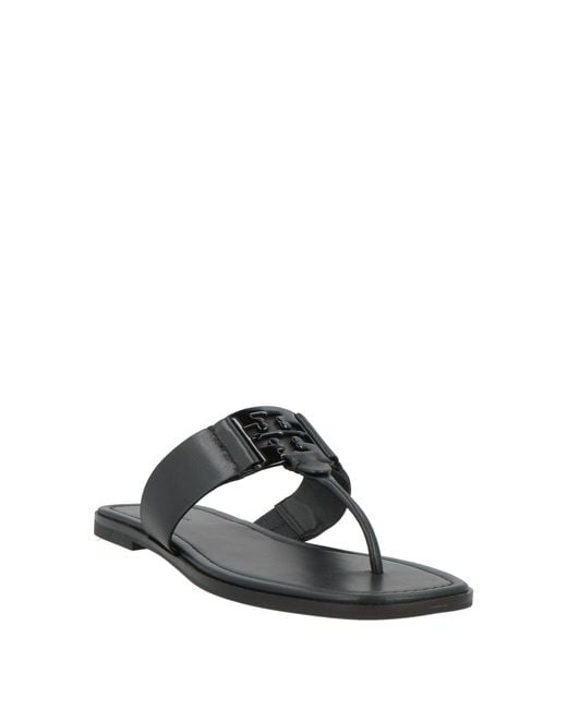 Tory Burch Black Thong Sandal